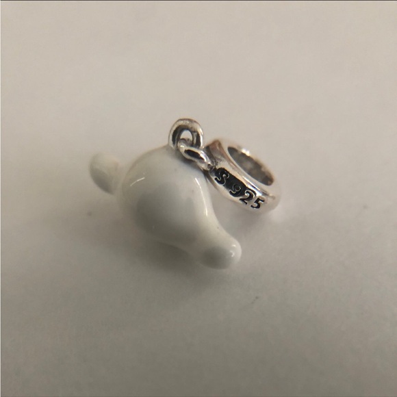 Sterling silver Sanrio Kawaii Cinnamoroll portrait charm, fits Pandora - Picture 4 of 5